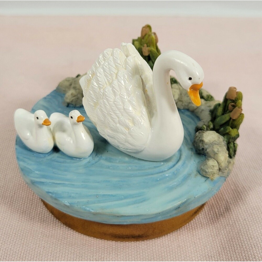 Candle Capper Jar Topper Swan Design Standard Size Our America